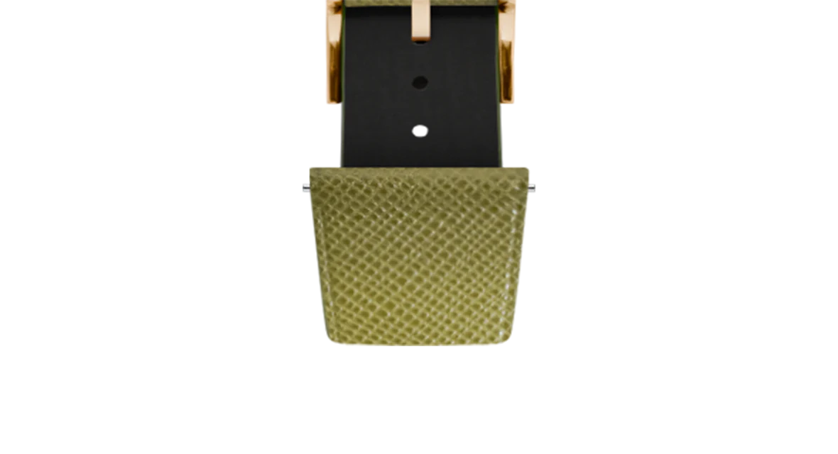 Overstock: Army Green Saffiano Stitchless Strap - Image 9