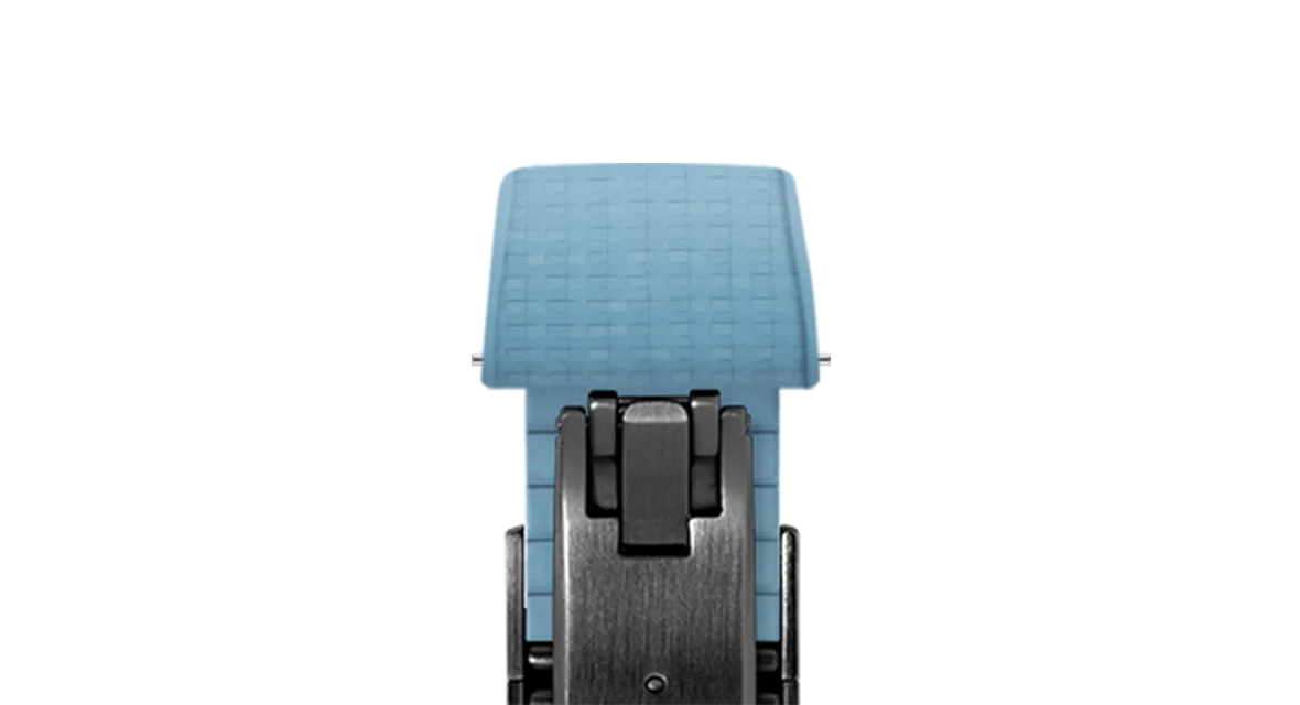 Baby Blue Mosaic CTS Rubber Strap - Image 12