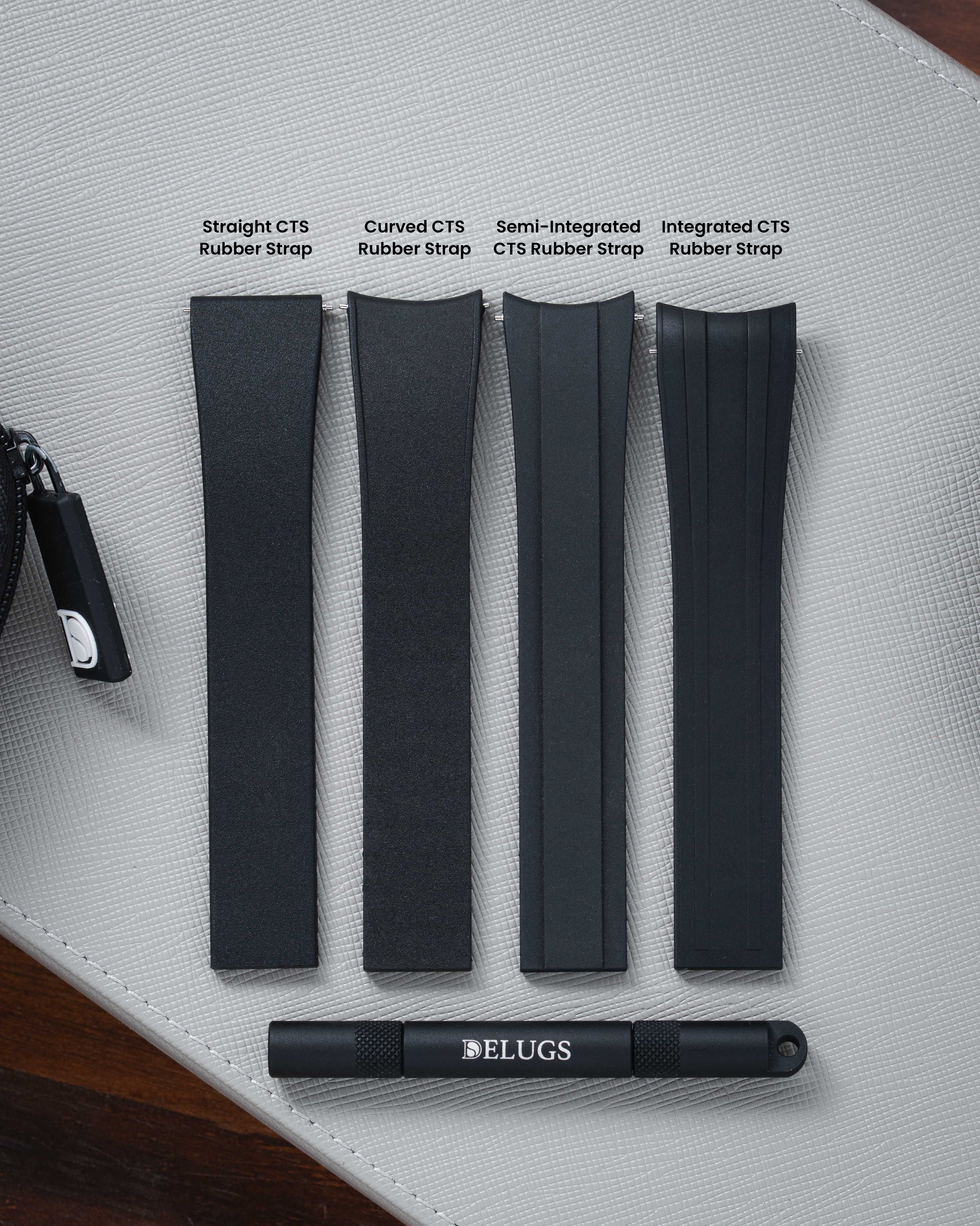 Black Semi-Integrated CTS Rubber Strap - Image 9