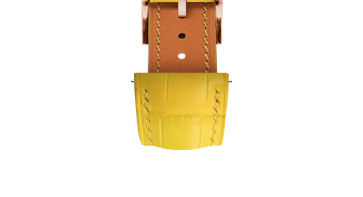 Overstock: Matte Yellow Alligator Signature Strap - Image 9