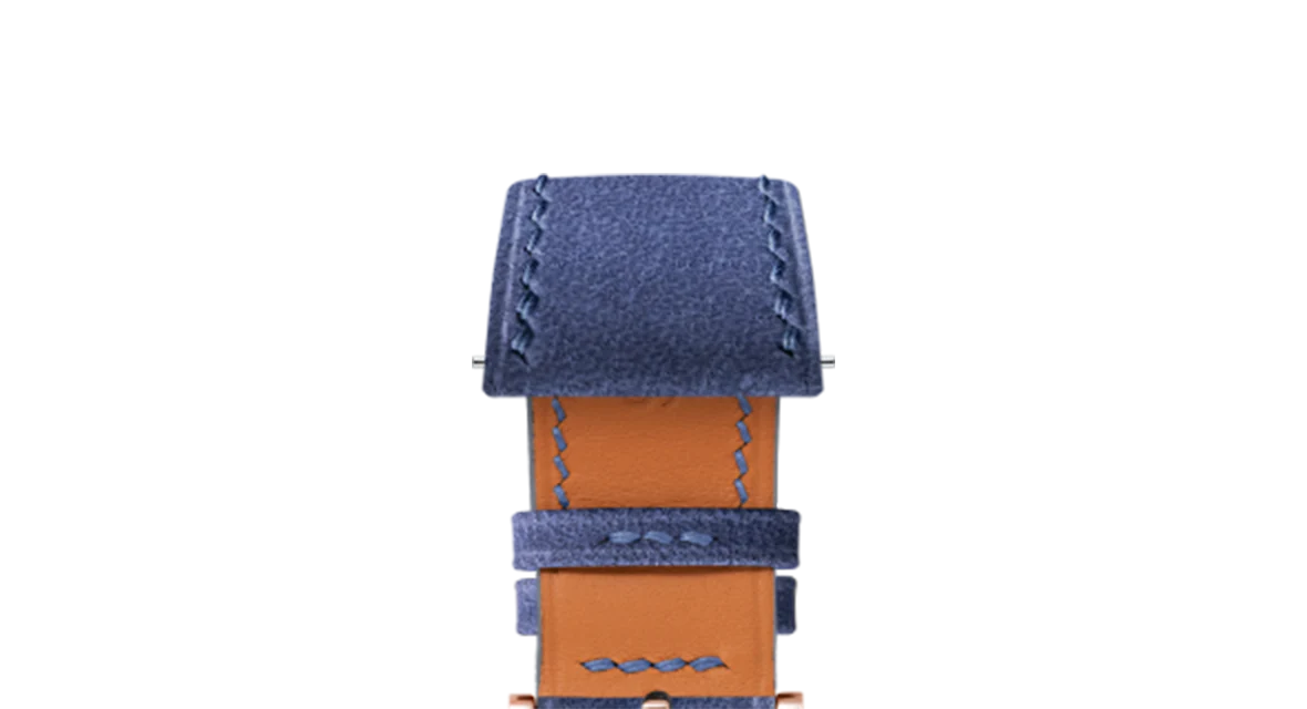 Navy Nubuck Slim Strap - Image 7