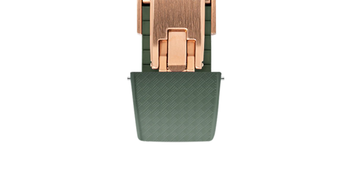 Olive Green Tropical CTS Rubber Strap - Image 11