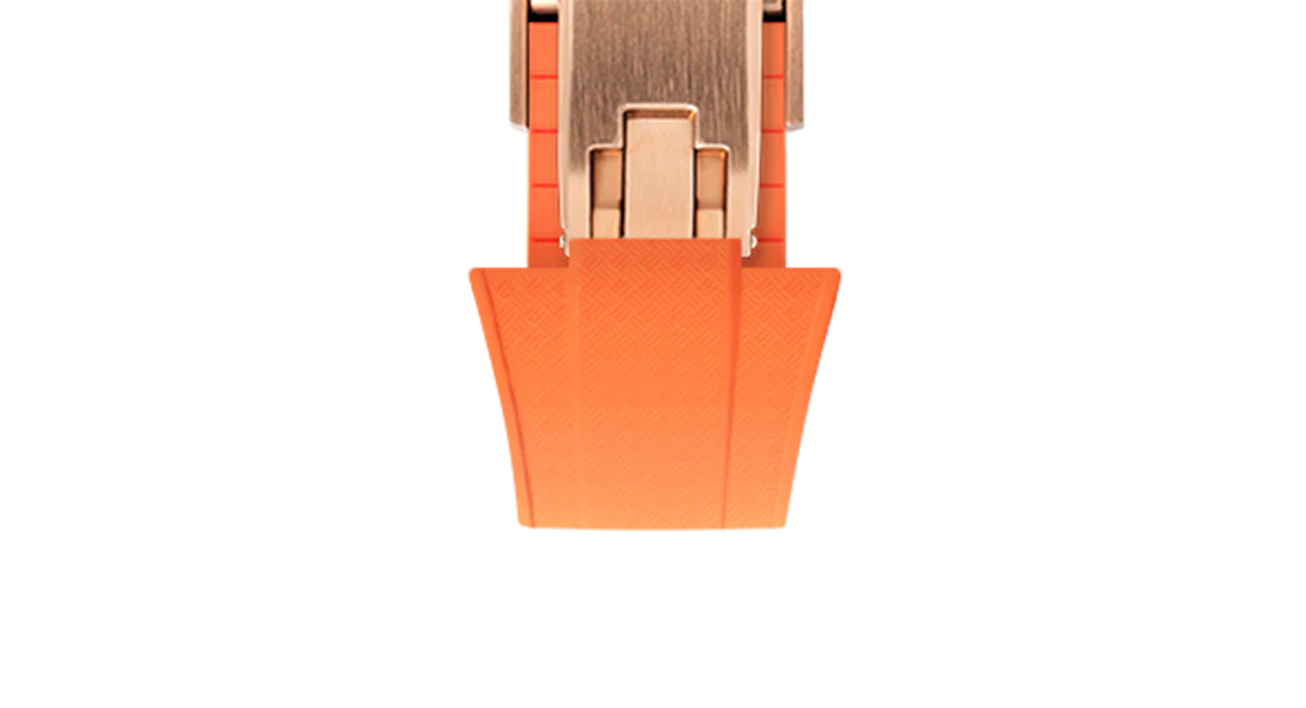 Orange CTS Rubber Strap for Tissot PRX - Image 10