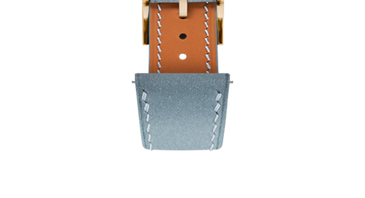 Pastel Blue Nubuck Slim Strap - Image 10