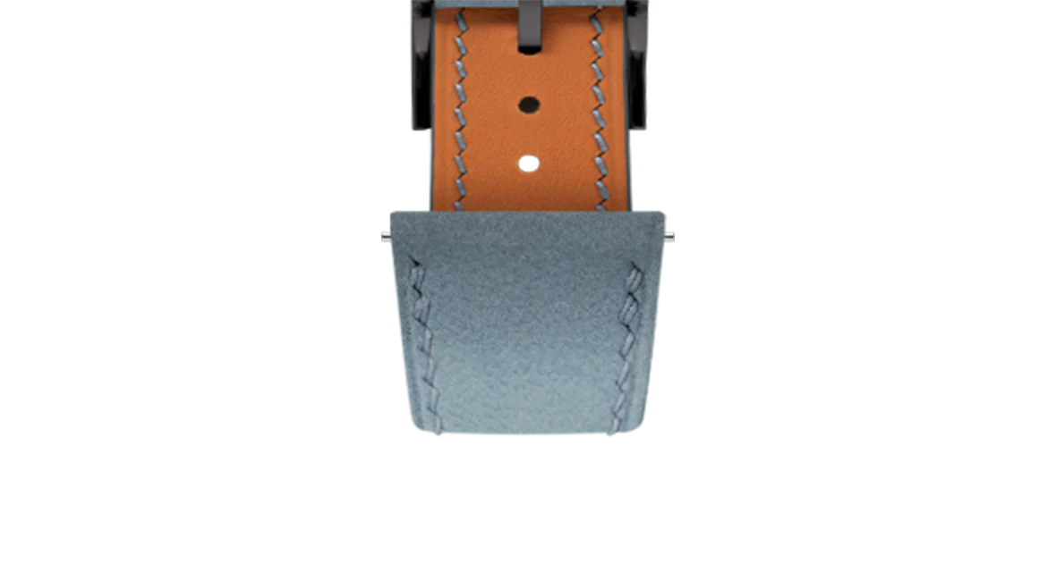 Pastel Blue Nubuck Slim Strap - Image 12