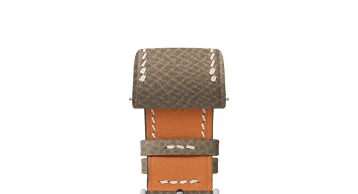 Taupe Epsom Strap for Cartier Santos-Dumont - Image 4